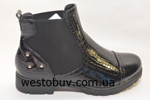 Ботинки для женщин лаковые 0727