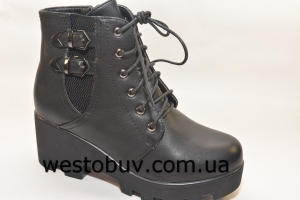 Женские ботинки на шнурке  L&L 60011