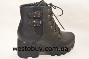 Женские ботинки на шнурке  L&L 60011