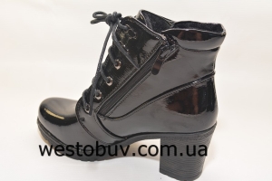 Ботинки женские на устойчивом каблуке K61022