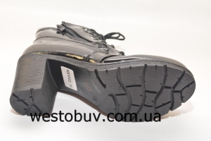 Ботинки женские на устойчивом каблуке K61022