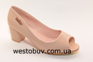 Лакированные женские туфли  B859