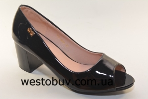 Черные женские туфли B890