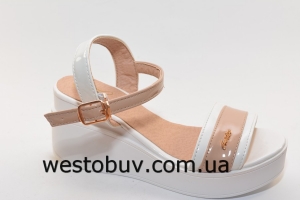 Женские босоножки экко-лак k350B-87