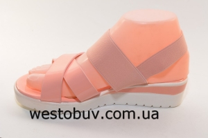 Женские босоножки низкая танкетка W13-3b