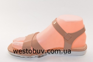 Женские босоножки телесные C539