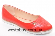 Балетки красные С78