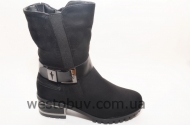Зимние черные ботинки для женщин  M2-22