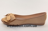 Удабные женские балетки с бантиком