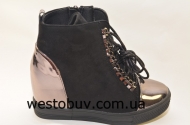 Ботинки женские на танкетке FA135