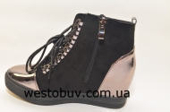 Ботинки женские на танкетке FA135