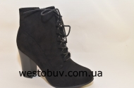 Женские  ботинки на шнурках 66-202