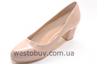 Женские туфли бежевая экко-кожа JL725-5