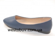 Балетки женские синего цвета T-11