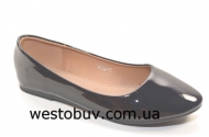 Черные женские балетки 5038-Ab