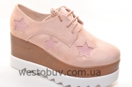 Модные женские туфлина звездочки GG-35d