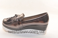 Модная бронза женские туфлина GG-34a