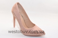 Туфли на шпильке женские прорези  LE016P