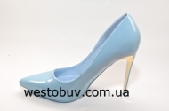 Женские туфли голубые NF01d