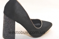 Туфли женские каблук с блеском 3040-2