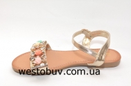 Босоножки для женщин цветные розочки WSA7b