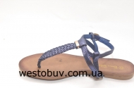 Синие босоножки для женщин HLs041c