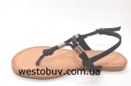Женские босоножки экко-замша WSA15