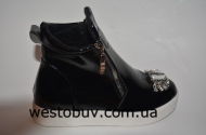Женские ботинки стразы 45-3
