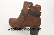 Женские ботинки из замша 2616-1