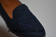 Балетки женские с вышивкой 016-1