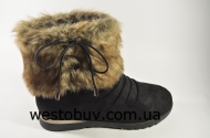 Полусапожки замшевые с мехом  YL418