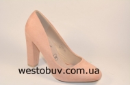 Женские туфли на устойчивом каблуке Z-22c