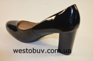 Женские туфли на среднем каблучке  727-3