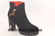 Женские ботинки золотистый замочекLT16262-1
