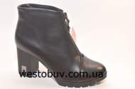 Ботинки женские средний каблук B02-10