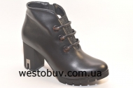 Ботинки женские на широком каблуке B02-50