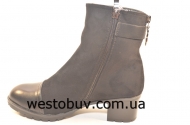 Ботинки женские экко-замш B01-21