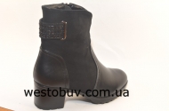 Ботинки женские квадратные стразы  B01-51