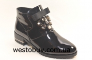 Женские ботинки стразы CT796