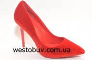 Туфли для женщин ярко красные AH-3b