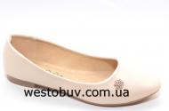 Нежно бежевые женские балетки T8