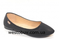 Балетки черные женские T12