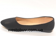 Балетки черные женские T12