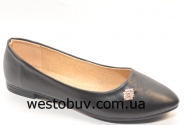 Женские черные балетки T19