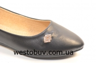 Женские черные балетки T19