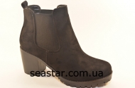 Женские польские ботинки экко-замш LT15039A