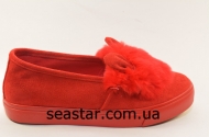 Женские красные слипоны NB50B