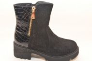 Ботинки женские зимние комбинированные H264