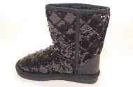 Угги женские зимние с пайетками 23-1