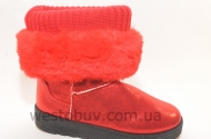 Угги зимние с натуральной меховой опушкой для женщин xd 10b